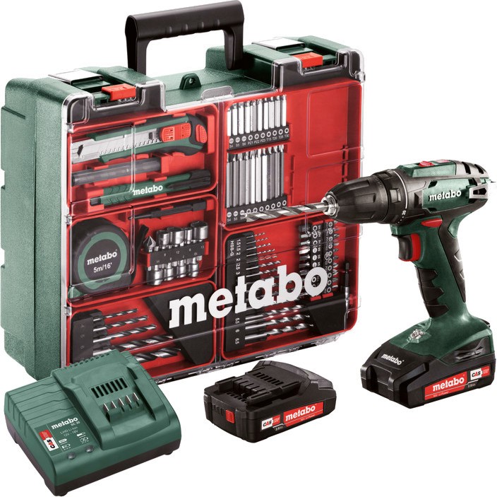   Metabo BS 18 Set -  2    - 