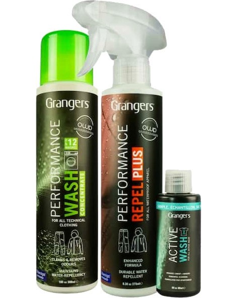        Grangers OWP Clothing Care Kit - 300 + 275 + 50 ml - 