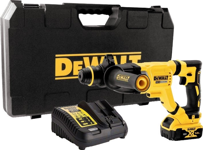 Акумулаторен перфоратор 18V DeWalt DCH263P1 Акумулаторен перфоратор 18V DeWalt DCH263P1 - С батерия, зарядно и куфар -