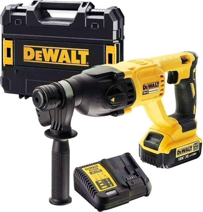 Акумулаторен перфоратор 18V DeWalt DCH133M1 Акумулаторен перфоратор 18V DeWalt DCH133M1 - С батерия, зарядно и куфар -