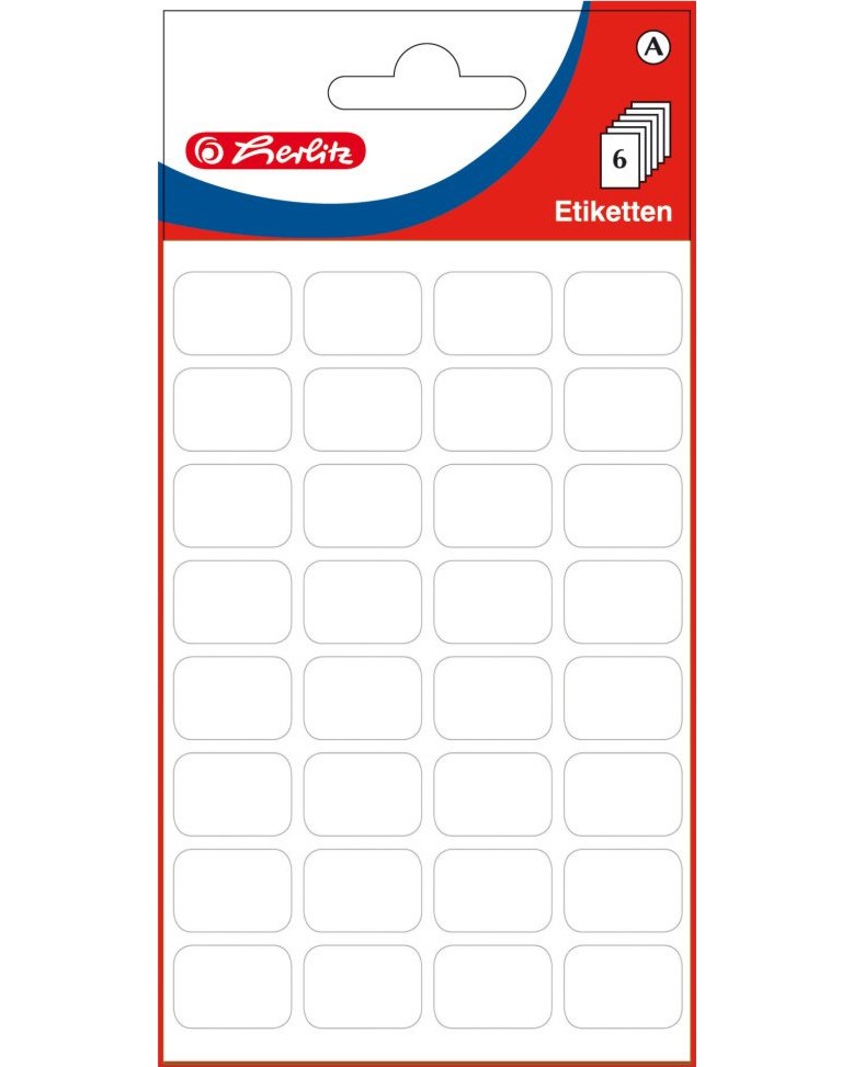 ����������� ������� Herlitz - 192 ������������� ������� � ������� 1.9 x 1.2 cm - 