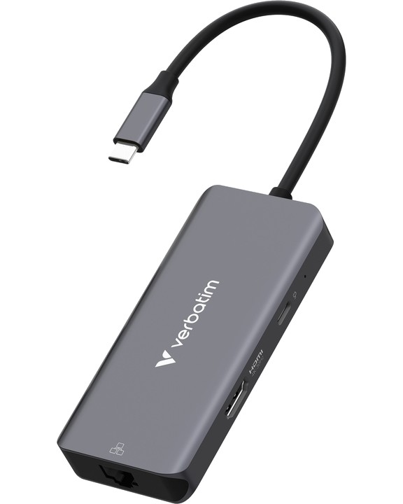 USB-C хъб Verbatim USB-C хъб Verbatim - 6 порта -