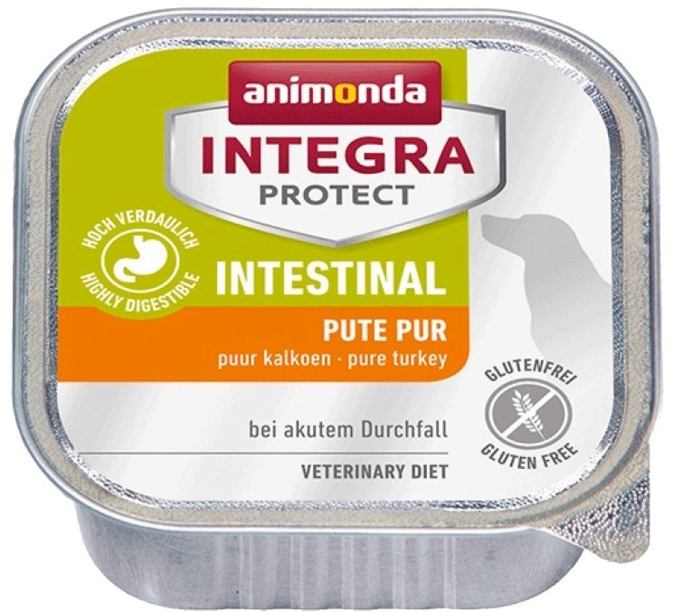 Пастет за кучета с храносмилателни проблеми Integra Protect Intestinal Пастет за кучета с храносмилателни проблеми Integra Protect Intestinal - 150 g, с пуешко, в зряла възраст - продукт