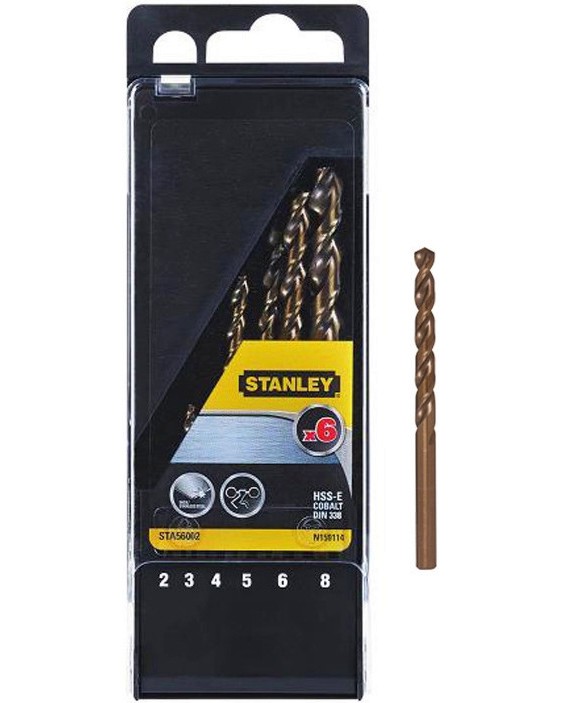     Stanley HSS-Co - 6    ∅ 2 - 8 mm - 