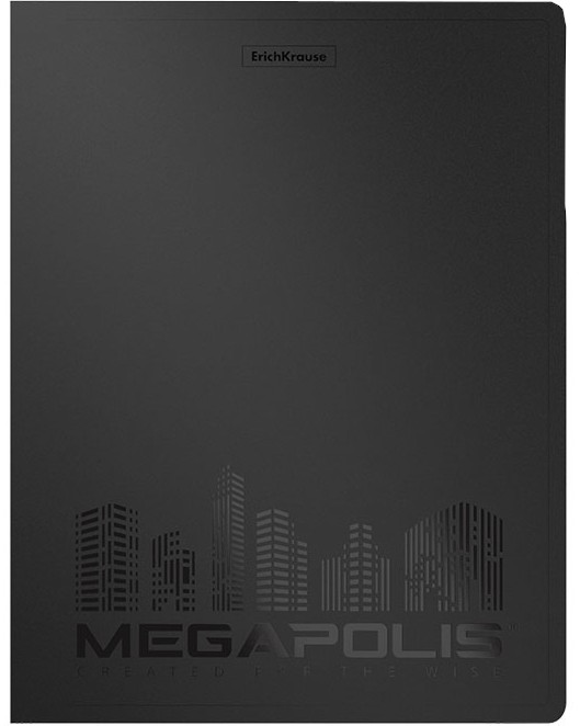 Класьор с 4 ринга Erich Krause - За формат A4 и с широчина на гърба 3.5 cm от серията Megapolis - 