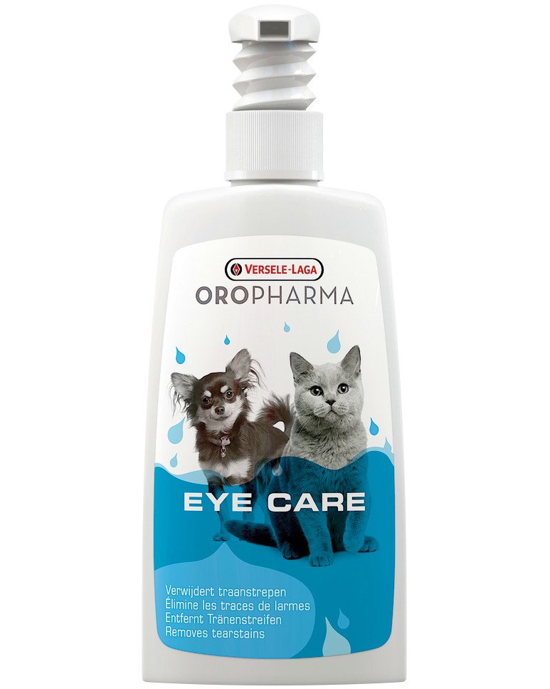 Почистващ лосион за очи за кучета и котки VERSELE LAGA Eye Care Почистващ лосион за очи за кучета и котки VERSELE LAGA Eye Care - 150 ml - лосион
