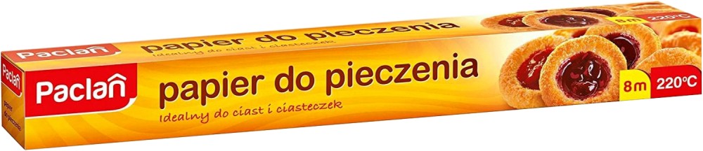 Хартия за печене със силиконово покритие Paclan Хартия за печене със силиконово покритие Paclan - 38 х 800 cm -