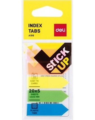    Deli -  - 100    1.2 x 4.4 cm   Stick Up - 