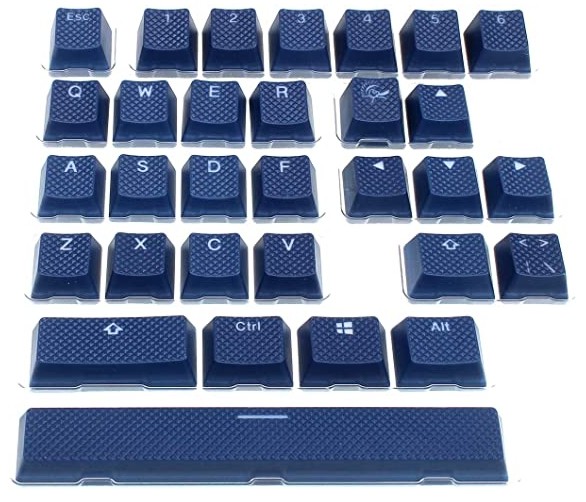 Капачки за механична клавиатура Ducky Navy Капачки за механична клавиатура Ducky Navy - 31 броя, гумени, ANSI Layout, MX -