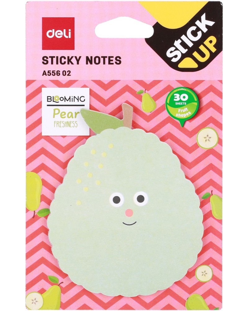 ������������� �������� � �������� ������� Deli Fruit - 30 �������� � ������� 7.6 x 7.6 cm �� ������� Stick Up  - 