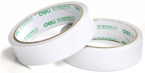 Двойнозалепващо тиксо Deli Двойнозалепващо тиксо Deli - 2.4 x 1000 cm -