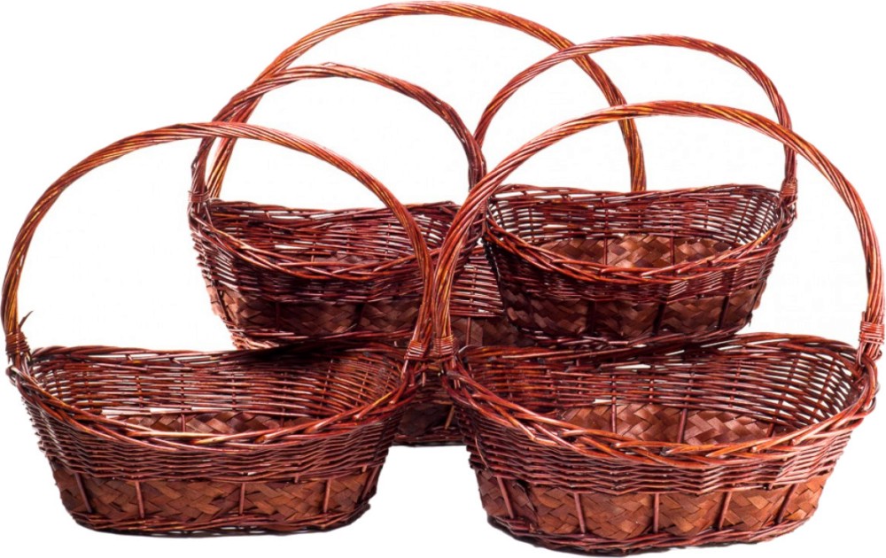 Кошници от ратан Party Кошници от ратан Party - 5 броя -