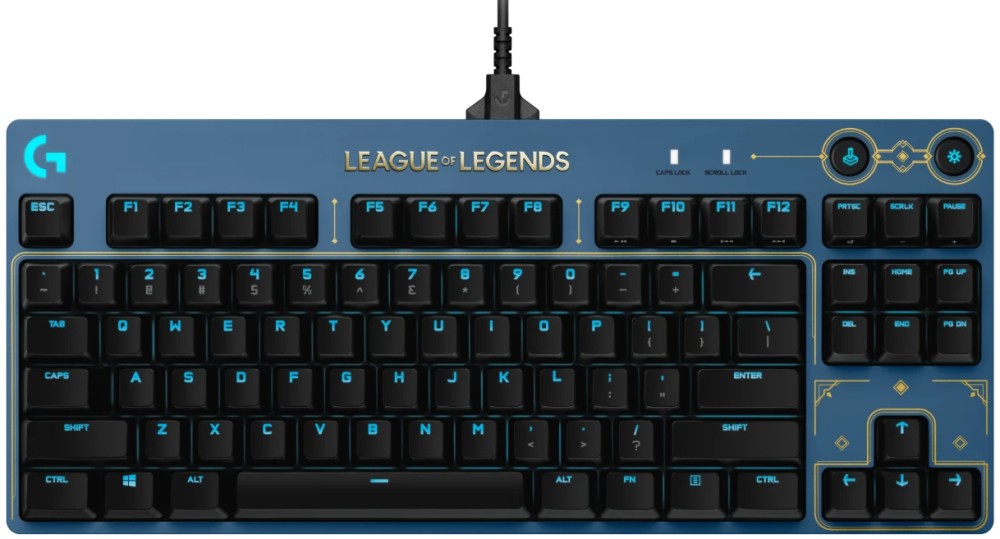 Геймърска механична клавиатура Logitech G Pro League of Legends - store.bg