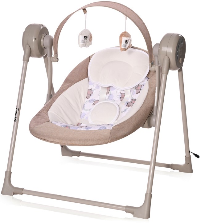 Електрическа бебешка люлка Lorelli Twinkle Електрическа бебешка люлка Lorelli Twinkle - С 12 мелодии, 2 звука от природата, Bluetooth и дистанционно управление - продукт