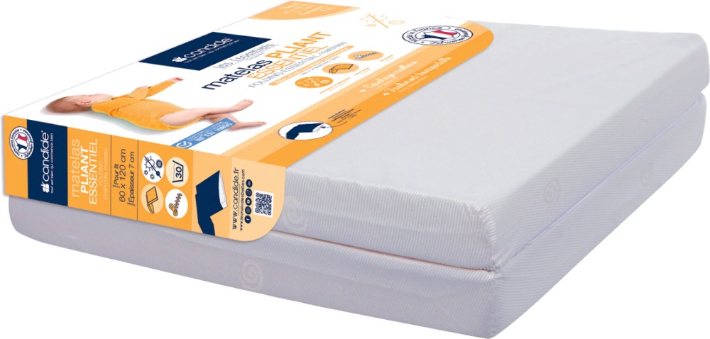 Сгъваем матрак за бебешко легло Candide - 60 / 120 / 7 cm - продукт