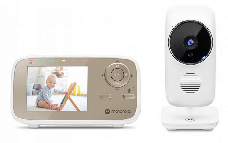 Видео бебефон Motorola VM483 - С температурен датчик, мелодии, нощно виждане и възможност за обратна връзка - продукт