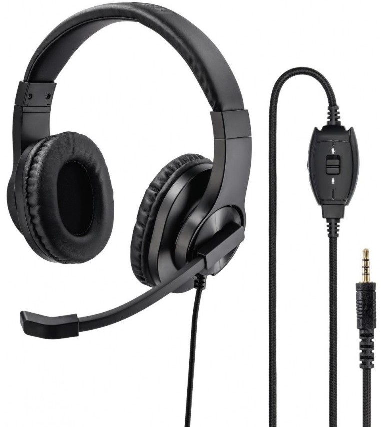 Слушалки Hama HS-P350 Слушалки Hama HS-P350 - С кабел 2 m -
