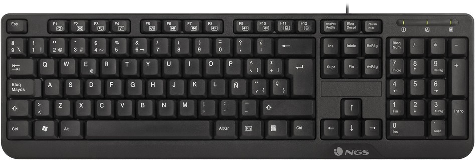 Клавиатура NGS Funky V3 Клавиатура NGS Funky V3 - С USB кабел с дължина 1.4 m -