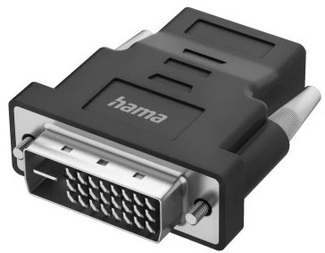  DVI-D male  HDMI female Hama - 