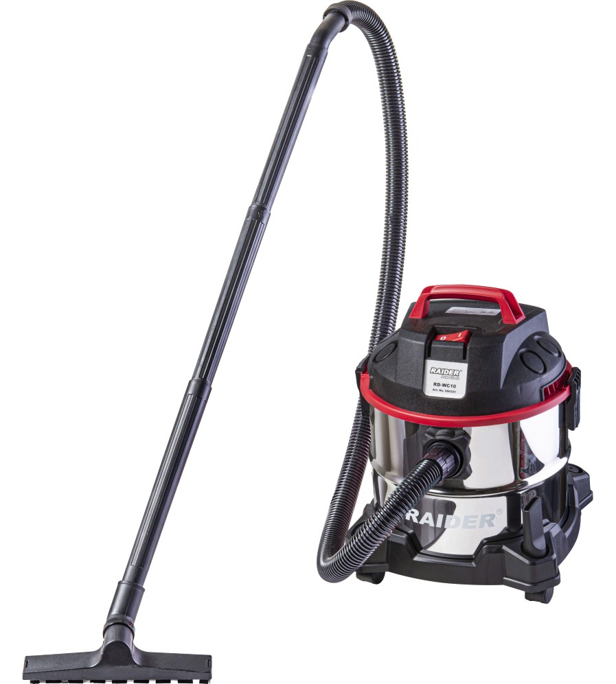 Прахосмукачка за сухо и мокро почистване Raider RD-WC10 Inox Прахосмукачка за сухо и мокро почистване Raider RD-WC10 Inox - От серията Power Tools -