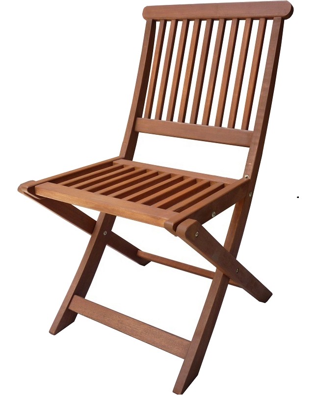 Сгъваем дървен стол Muhler - От колекция Meranti - 