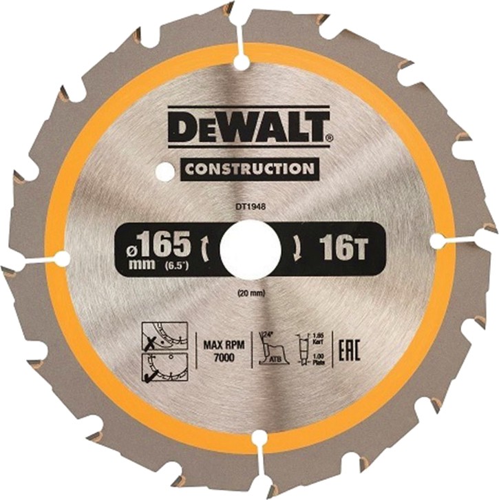     DeWalt - ∅ 165 / 30 / 2.4 mm  30    Construction - 
