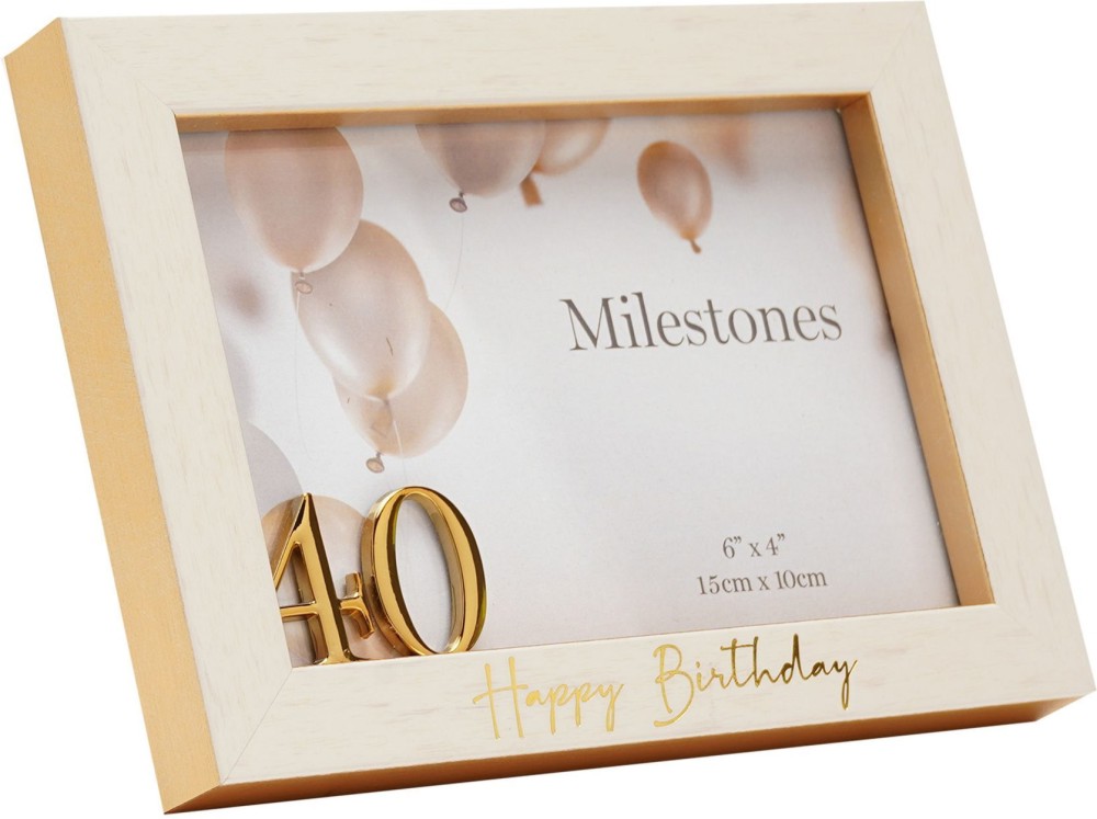 ������� ����� �� ������ �� 40-�� ������ ��� Widdop Bingham Milestones - 10 x 15 cm, �� ���������� Celebrations - 