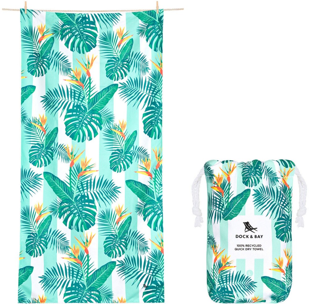 ������ ����� Dock & Bay Botanical Perfect Paradise - 160 x 90 cm, ������������, 100% ����������� ��������� - 