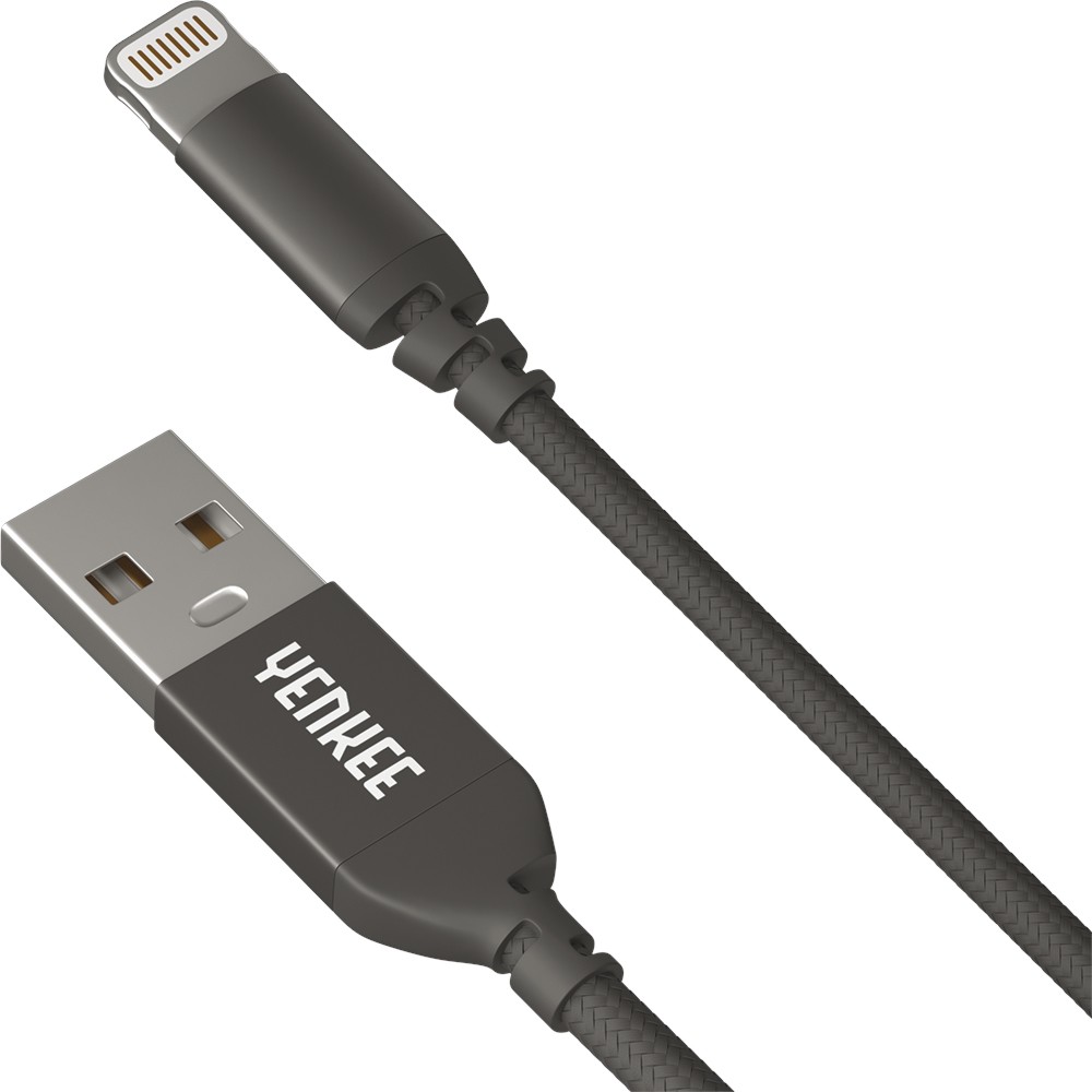 Кабел USB 2.0 male към Lightning male Yenkee 612 Кабел USB 2.0 male към Lightning male Yenkee 612 - 2 m -