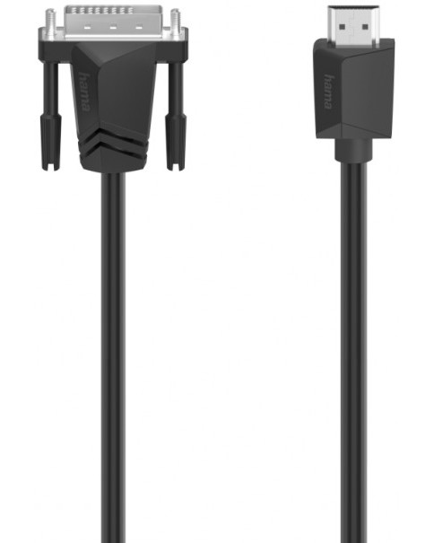 Кабел DVI male към HDMI male Hama Кабел DVI male към HDMI male Hama - 1.5 или 3 m -