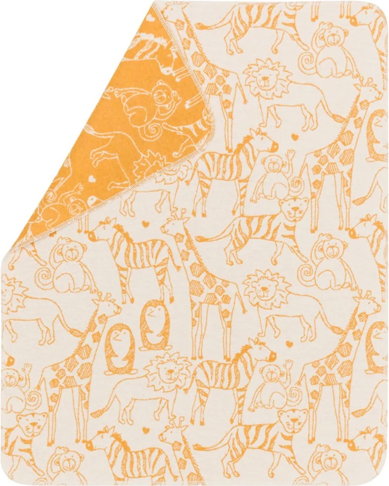 Бебешко двулицево одеяло David Fussenegger Safari Animals Бебешко двулицево одеяло David Fussenegger Safari Animals - 70 x 90 cm, от серията Juwel - продукт