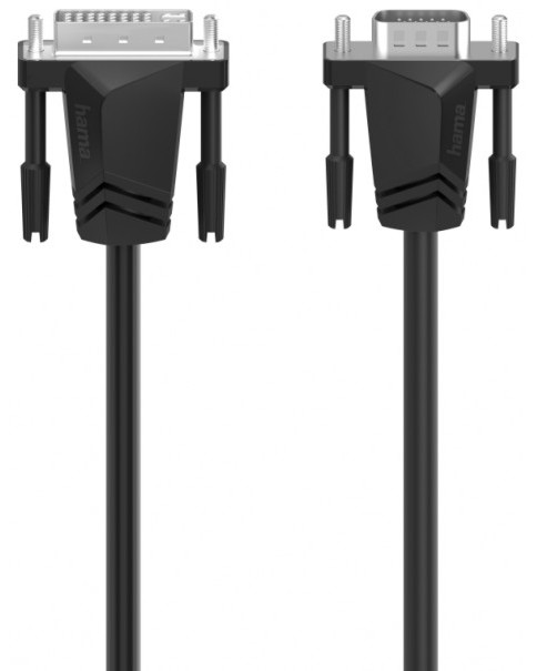 Кабел DVI male към VGA male Hama Кабел DVI male към VGA male Hama - 1.5 m -