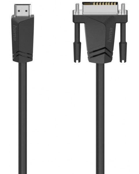 Кабел HDMI male към DVI-D male Hama Кабел HDMI male към DVI-D male Hama - 1.5 m -