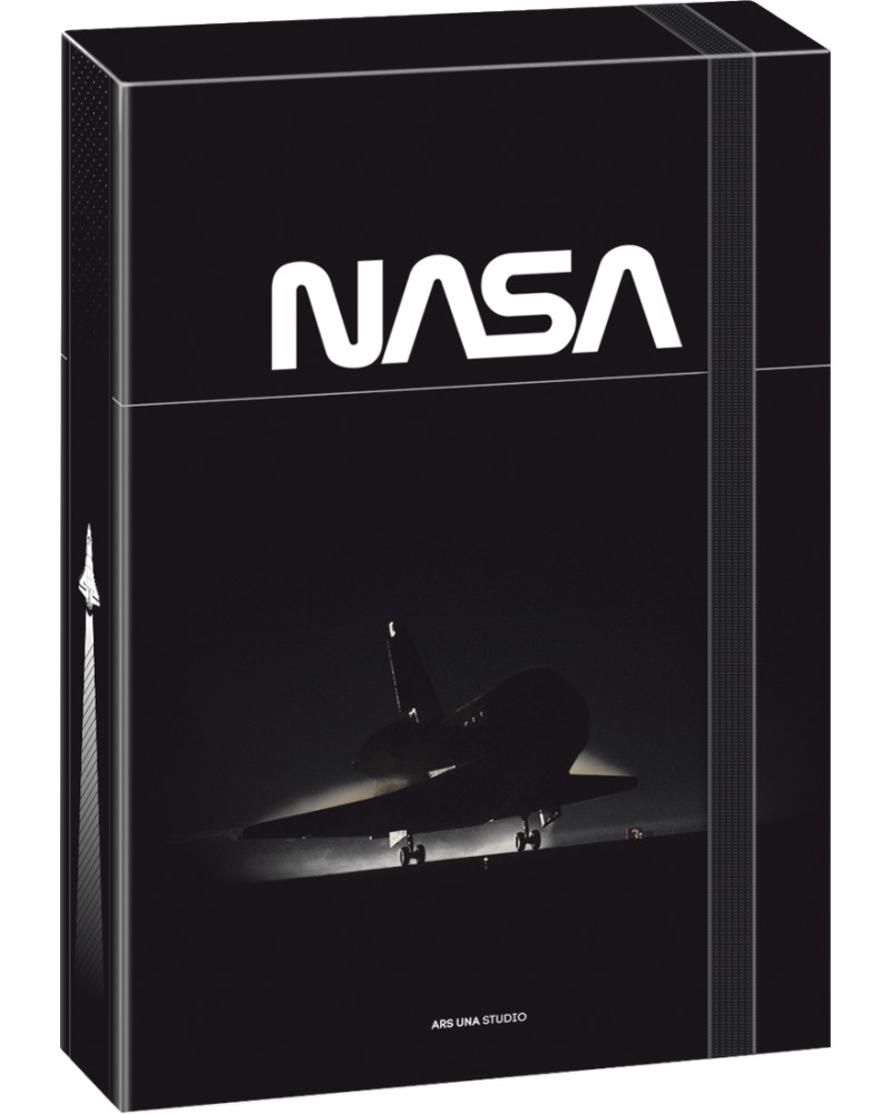 Кутия с ластик Ars Una NASA Кутия с ластик Ars Una NASA - За формат A4 -