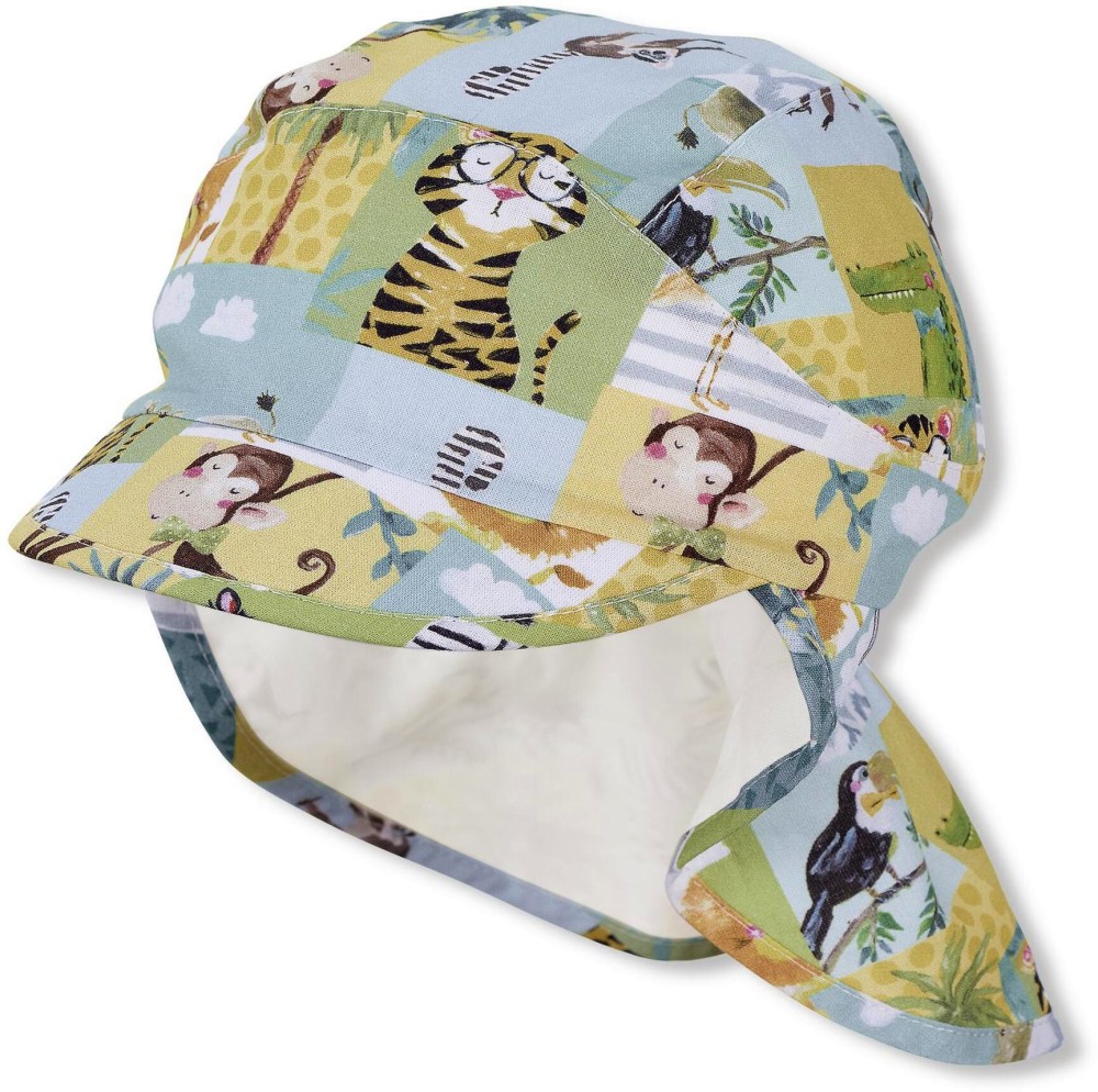 Бебешка шапка с UV защита Sterntaler - 100% памук - продукт