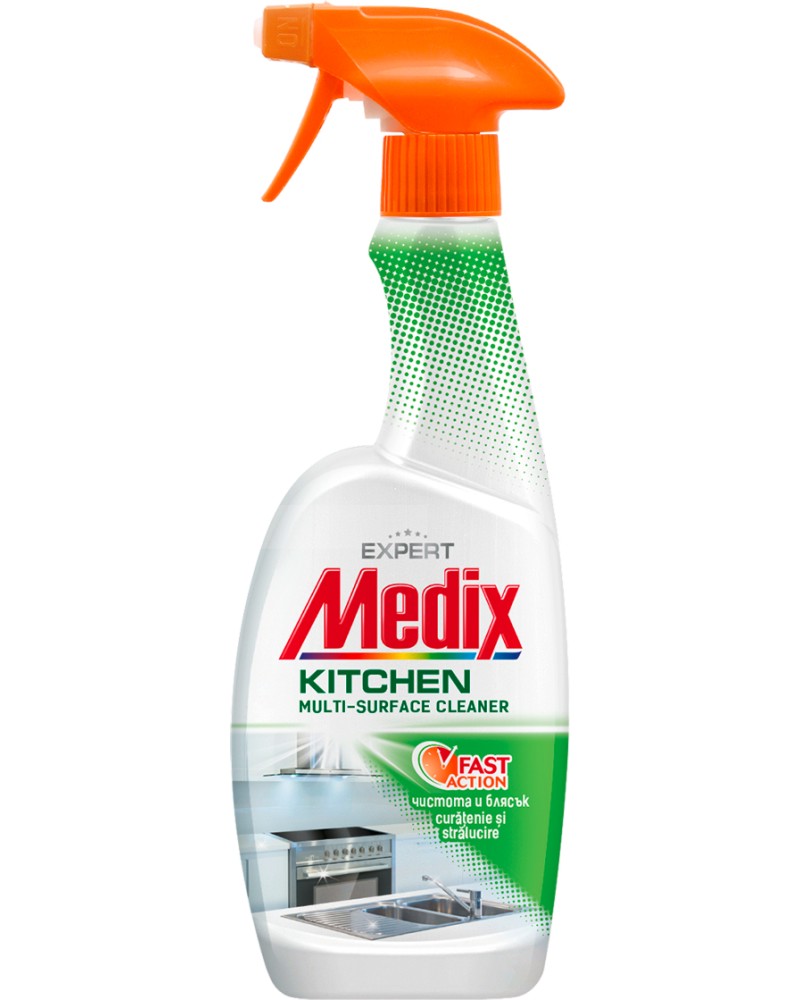 Универсален препарат за кухня Medix Универсален препарат за кухня Medix - 500 ml, от серията Expert - почистващ препарат