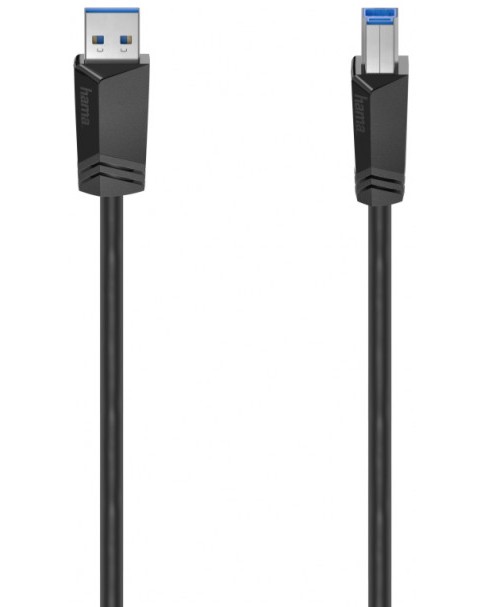 USB 3.0 Type-A male  USB Type-B male Hama - 1.5 m - 