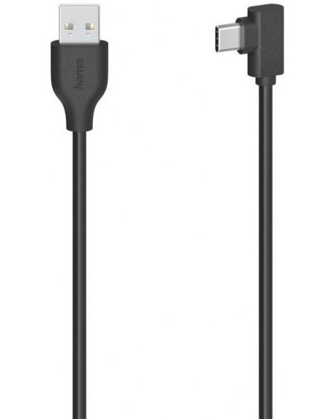 Кабел USB Type-C male към USB Type-A 90° Hama Кабел USB Type-C male към USB Type-A 90° Hama - 0.75 m -
