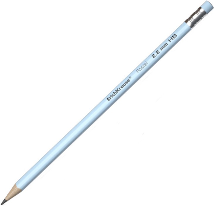 Графитен молив HB Erich Krause Pastel Графитен молив HB Erich Krause Pastel - С гумичка -