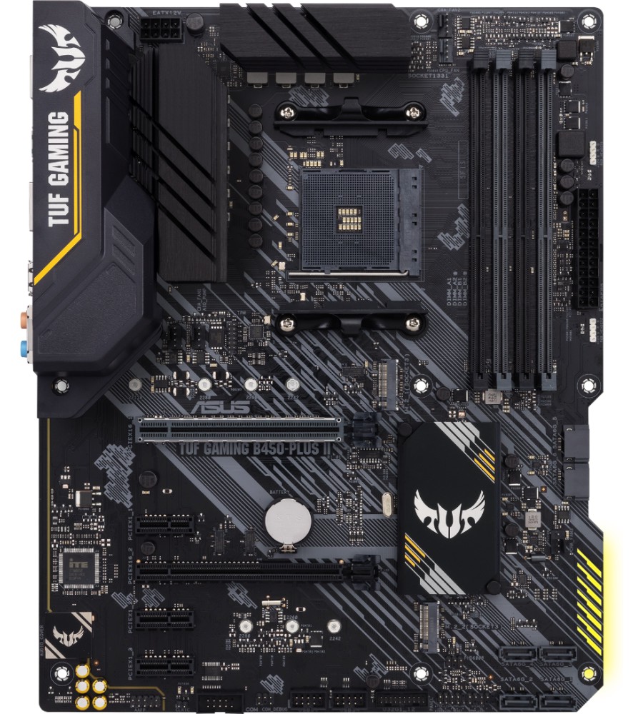 Дънна платка ASUS TUF Gaming B450-Plus II Дънна платка ASUS TUF Gaming B450-Plus II - AMD AM4, AMD B450, DDR4, ATX -