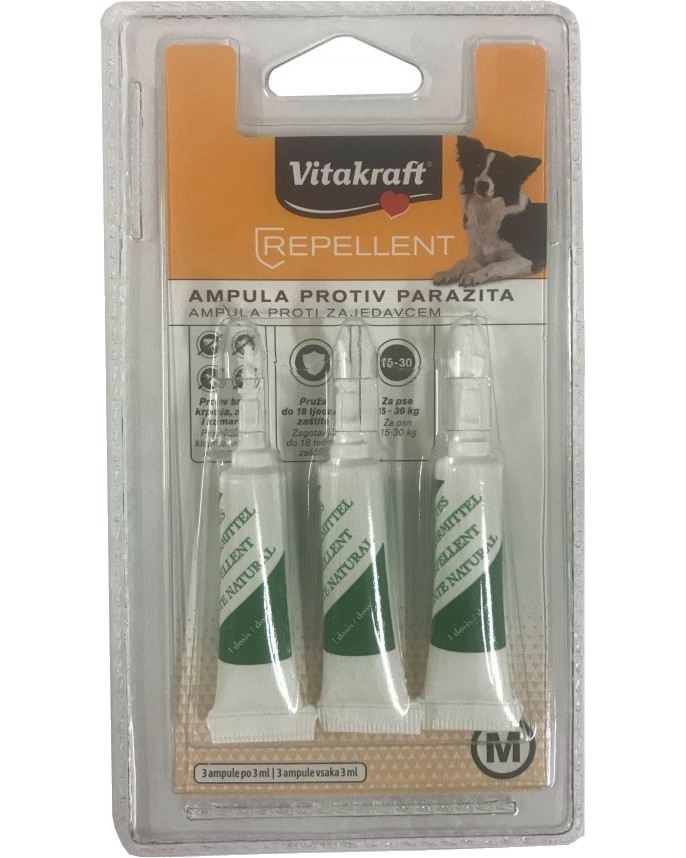     Vitakraft Spot-On M - 3  x 3 ml,   ,  15  30 kg - 