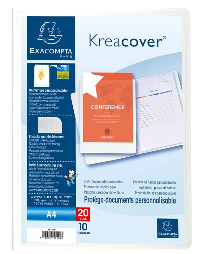    Exacompta Keracover -  10, 20  30 ,   A4 - 