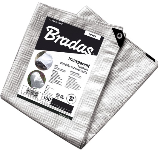 Прозрачно покривало Bradas Leno Cristal Прозрачно покривало Bradas Leno Cristal - С плътност 100 g/m<sup>2</sup> -