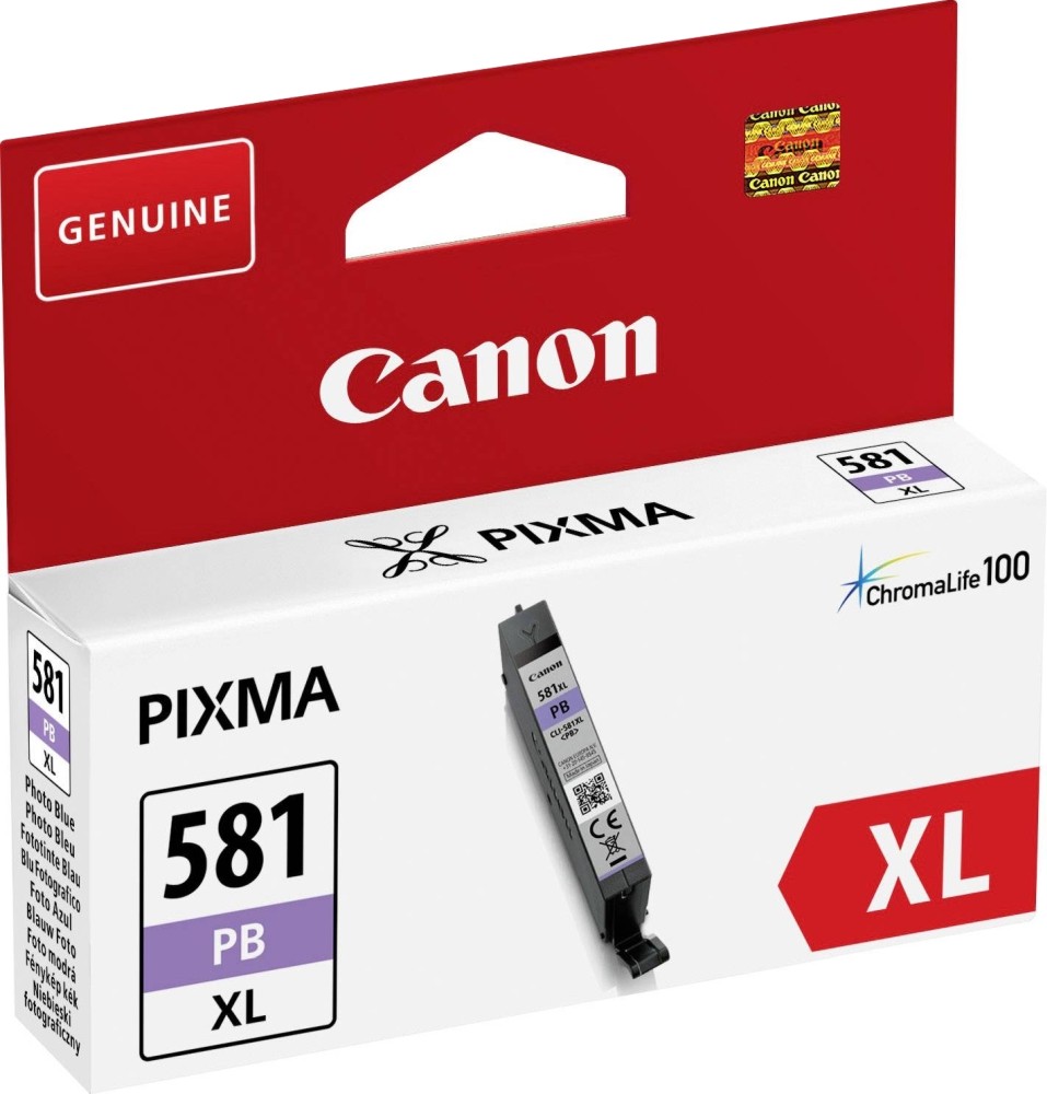 ������ � ������� �� ������� Canon CLI-581 XL Photo Blue - 8.3 ml - 