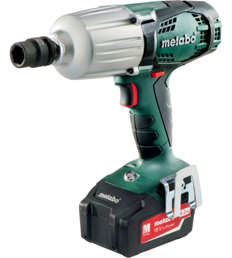 Акумулаторен ударен гайковерт Metabo SSW 18 LTX 600 Акумулаторен ударен гайковерт Metabo SSW 18 LTX 600 - С 2 батерии, зарядно и куфар -