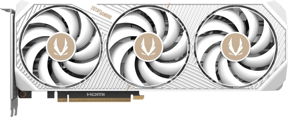 Видео карта ZOTAC Gaming RTX 5070 AMP White Видео карта ZOTAC Gaming RTX 5070 AMP White - 12 GB, GDDR7, 192 bit, Triple Fan -