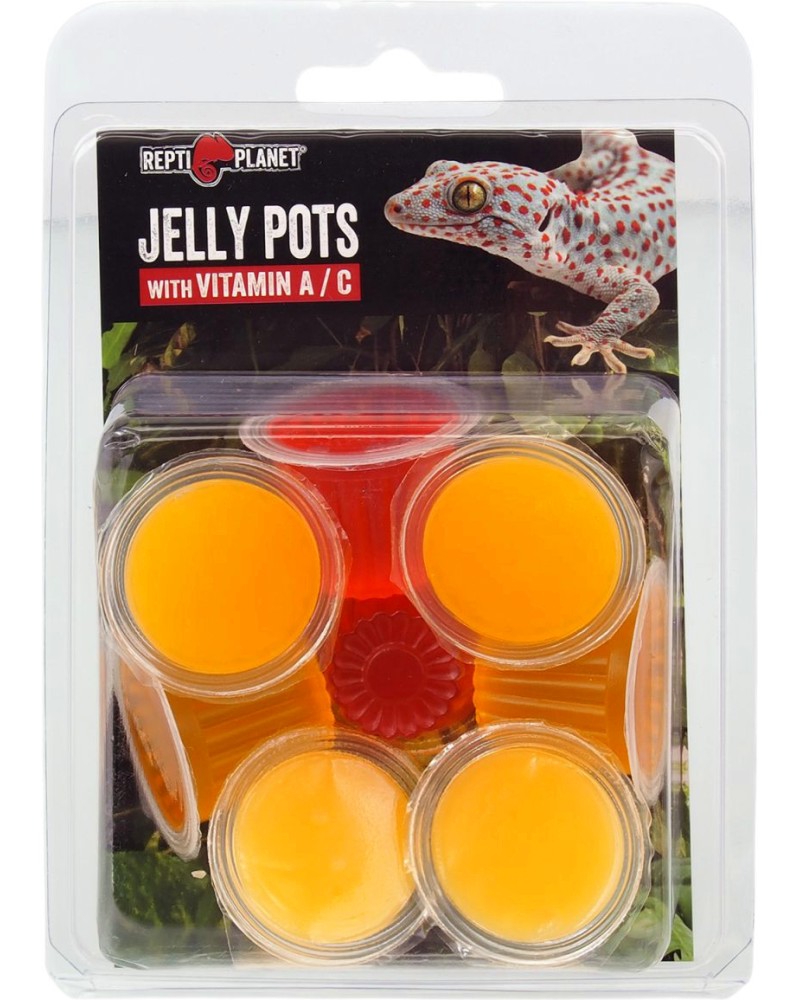 ����� �� ������� REPTI PLANET Jelly Pots Fruit - 8 x 16 g, ������� ���� � ������� � � C - �����