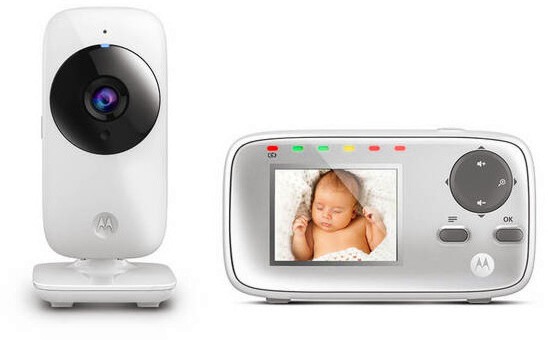 Видео бебефон Motorola VM482 - С температурен датчик, нощно виждане и възможност за обратна връзка - продукт