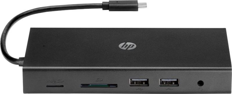   HP Travel - 10  (1x HDMI, 2x USB 3.0, 2x USB 2.0, 1x SD , 1x microSD, 1x USB-C, 1x RJ-45, 1x VGA) - 