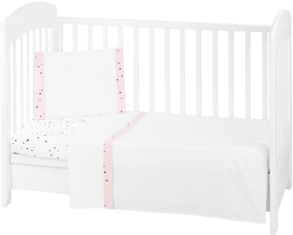 Бебешки спален комплект 3 части Kikka Boo EU Style - За легла 60 x 120 или 70 x 140 cm, от серията Bear With Me - продукт